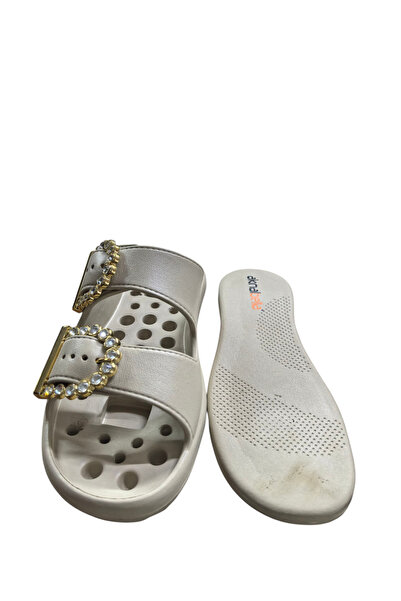 Akınal Bella Konay 438 Stone Double Buckle Eva Light Soft Slippers