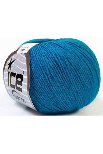 Ice yarns 8x50 جرام. أكريليك بيبي سمر، قطن أزرق بيبي، خيوط صيفية، قطن