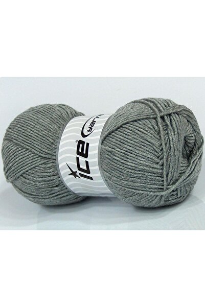 Ice yarns (4 قطع 100 جرام) بيبي دريم 4 عبوات شتوية رمادية،