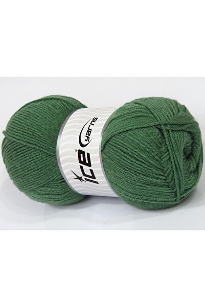 Ice yarns 4x100 جرام. خيوط أكريليك ناعمة للأطفال باللون الأخضر الفاتح للشتاء،...