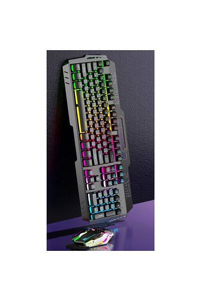 ASA كيبورد ايرون قيمنق ميكانيكي سلكي مع ماوس .104 مفتاح كيبورد سريع لاستجابه Keyboard mechanic منAL3B