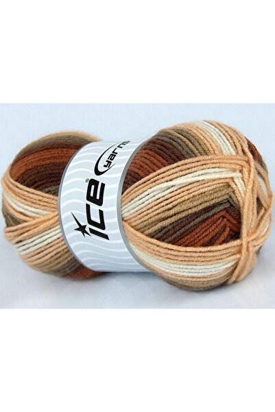 Ice yarns (4 قطع 100 جرام) مجموعة من 4 قطع من الأكريليك الفاخر من نايس بيبي ب...