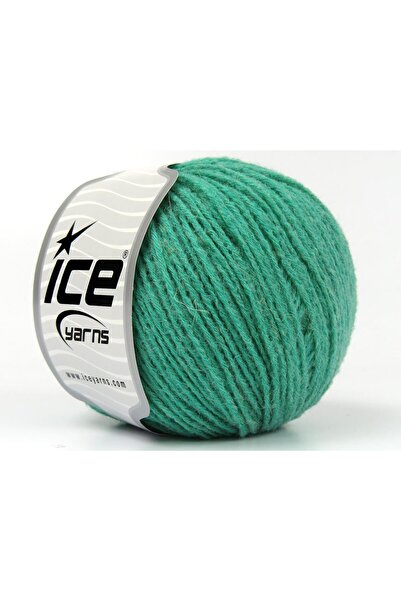 Ice yarns 8x50 جرام. خيوط بامبينو ميرينو أكريليك، صوف ميرينو أخضر، للشتاء، لل...