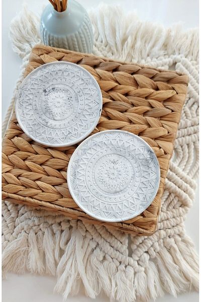 bscmod Nordic Concrete Coasters, Mosaic Mandala Coasters, Candle, Pinterest Presentation 2 Pcs