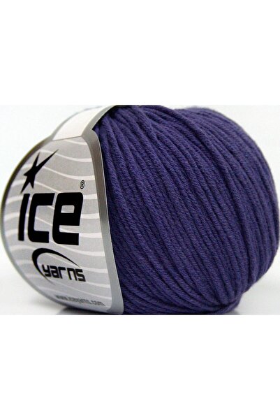 Ice yarns 8x50 جرام. خيوط صيفية للأطفال من القطن والأكريليك بلون اللافندر، خي...