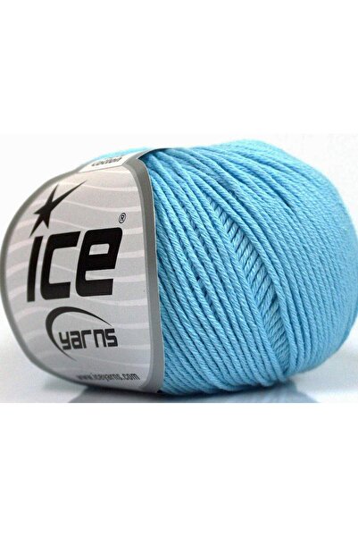 Ice yarns 4x50 جرام. قطن عضوي للأطفال، قطن عضوي أزرق للأطفال، خيوط صيفية، قطن...