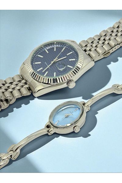 MAC CENTER Couple Watch Combination-Matching Watch Combination Men's Watch-Women's Watch-Couple Watch- Watch-Bay Watch