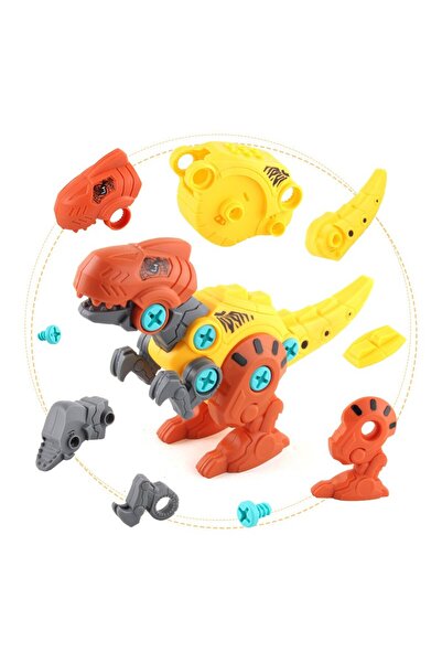 Bibilel Construction Set - 4 Dinosaurs with Electric Drill, Screwdriver & Storage Case, Multicolor