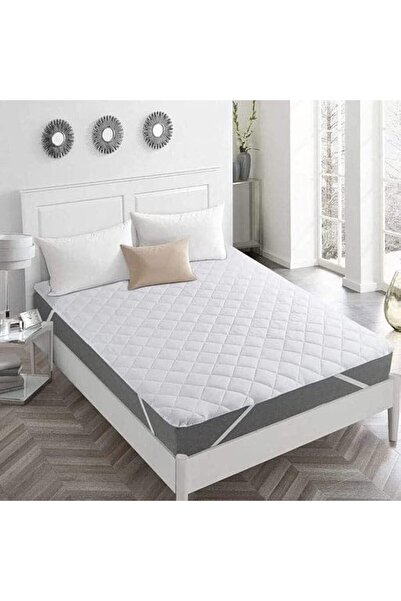 INFINI HOMES واقي مرتبة أبيض فاخر مبطن بنسبة 100% للمنزل والفندق (90 × 190، ع...