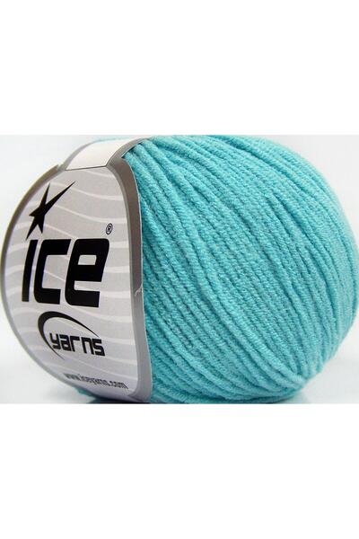 Ice yarns 8x50 جرام. بيبي مودال زجاج أكريليك نيلي للأطفال