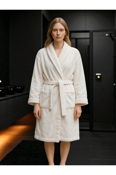 asev tekstil Cotton Women's Bathrobe