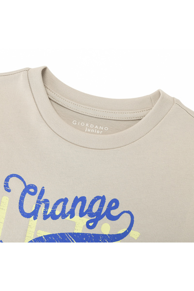 Giordano Junior Crew Neck Regular Print Tee