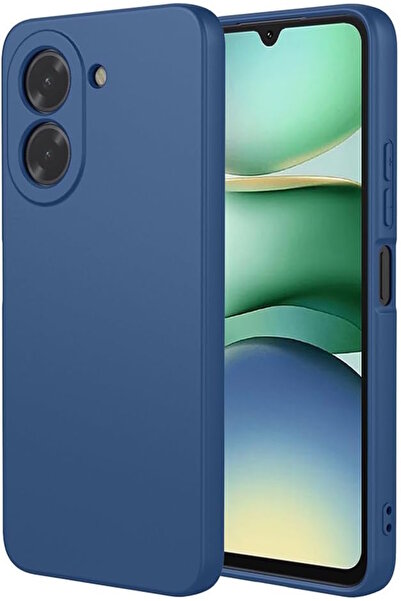 m.tk moveteck Xiaomi Redmi A5 Kılıf Lansman Kamera Korumalı içi Kadife Yumuşak Renkli Silikon Mat Hisli Kapak