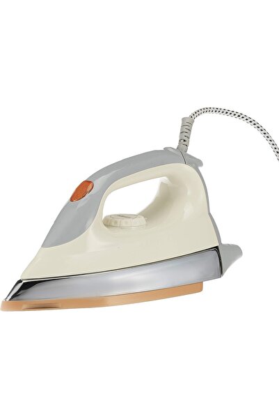 Sanford Sanford 1100W Electric Dry Iron - Lightweight, Non-Stick Soleplate, Grey/White