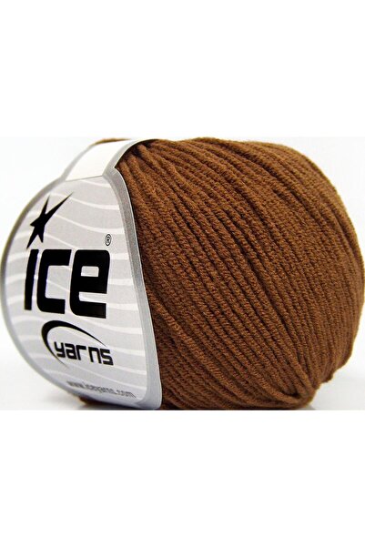 Ice yarns 8x50 جرام. بيبي مودال أكريليك بني للأطفال