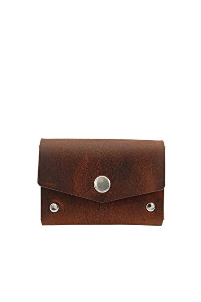 CRONDER حامل بطاقات رجالي من الجلد الطبيعي - محفظة فاخرة مصنوعة يدويًا لحمل ا...