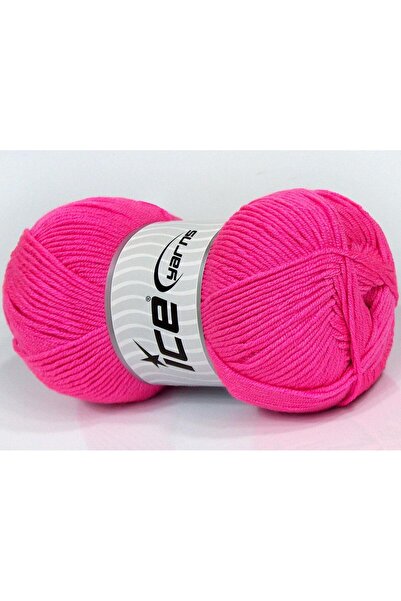 Ice yarns (4 قطع 100 جرام) عبوة من 4 قطع من بيبي دريم باللون الوردي السكري