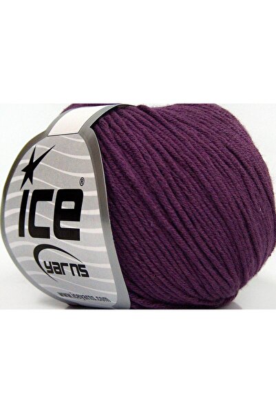 Ice yarns 8x50 جرام. خيوط صيفية للأطفال من القطن والأكريليك باللون الأرجواني،...
