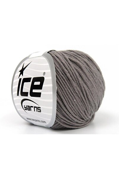 Ice yarns 4x50 جرام. قطن عضوي للأطفال، قطن عضوي رمادي للأطفال، خيوط صيفية، قط...