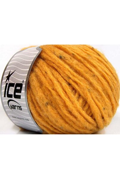 Ice yarns 8x50 جرام. خيوط SOFTAIR TWEED من الفسكوز، أكريليك ذهبي شتوي، منقط، ...