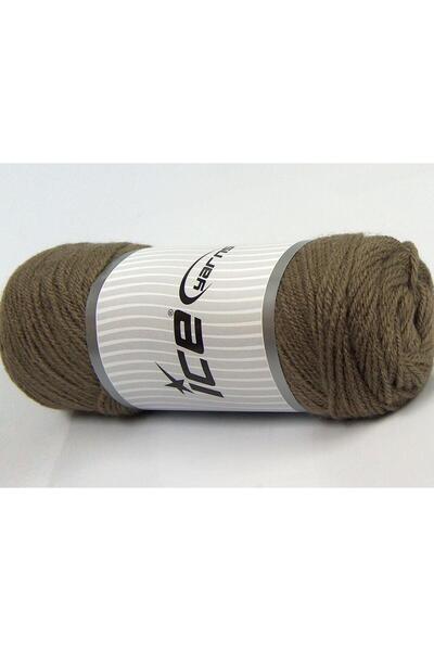 Ice yarns 4x100 جرام. خيوط ساڤر 100 أكريليك بلون الجمل الفاتح للشتاء، خيوط مس...