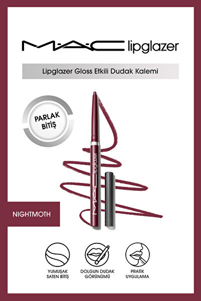 M.A.C Lipglazer Gloss Etkili Dudak Kalemi - Nightmoth