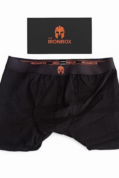 - Erkek Siyah Boxer - 3'lü Pamuklu Erkek Boxer ve 5'li Çocuk Boxer Seti - Premium