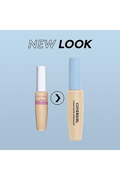 covergirl Clean Matte Concealer, Oil-Free, Lightweight Formula, Blendable, Natural-Looking Medium 215-220