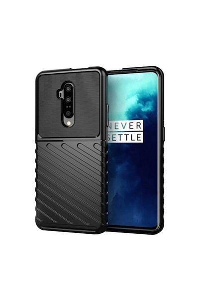 Dali Carcasă de protecție pentru OnePlus 7T Pro, TPU, Negru Thunder, Negru
