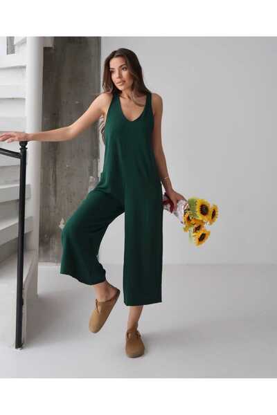 boutich KADIN V YAKA SALAŞ BAHÇIVAN AYROBİN KUMAŞ TULUM