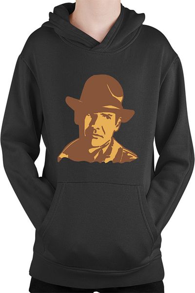 OEM Children's sweatshirt Indiana Jones Portrait Art Wolfgang Hohlbein