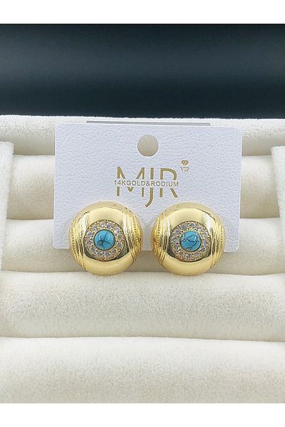 DS DİAMONDSHOP Earring Zircon Stone Nail Model New Season Bykp-202507222