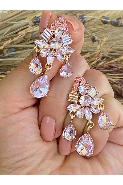 Lucios Evening Dress Drop Stone Nail Earring