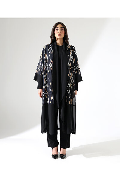 Fi'l Arz Fashion طقم حجاب ثلاثي بياقة شال