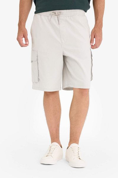 DeFacto Cargo Fit Gabardine Bermuda Σορτ C5400AX25SM