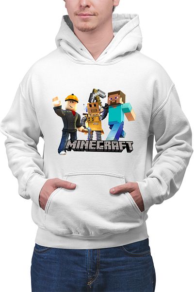 OEM Men's Hoodie Roblox Minecraft Video Mcskins Tlauncher