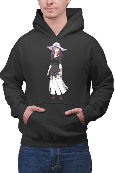 OEM Men's Hoodie Muhyo Roji Kurotori Rio Paranormal Ghost Exorcist Glasses