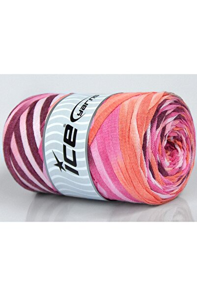 Ice yarns 1×250 جرام. شريط فيسكوت ملون، فيسكوز، قطن، برتقالي، مارون، درجات ال...
