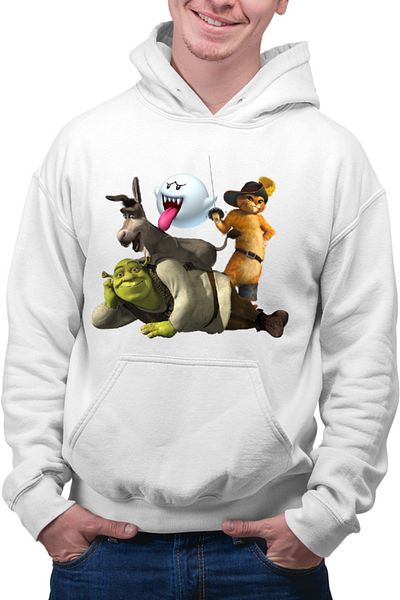 OEM Men's hoodie Shrek Mario Cat Donkey Ghost