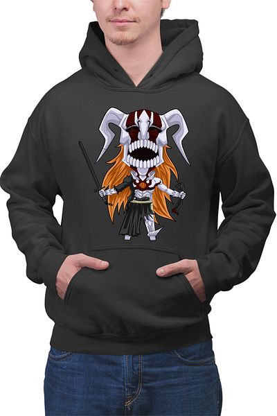 OEM Men's Hoodie Bleach Anime Monster Meme Fox Manga