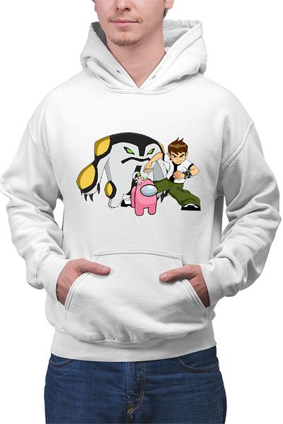 OEM Men's Hoodie Among Us Flower Cute Ben 10 Monster Transform Teen