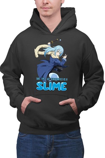 OEM Men's hoodie TenSura Slime Isekai Rinmuru OP Overpower Strong