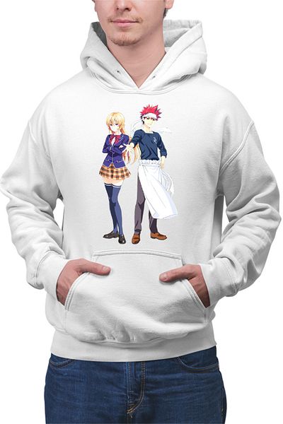 OEM Men's Hoodie Foos Wars Soma Erina Rivals Anime Japan Otaku
