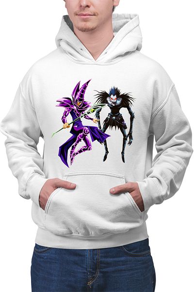 OEM Men's hoodie Yu Gi Oh Dark Magician Death Note Ryuk