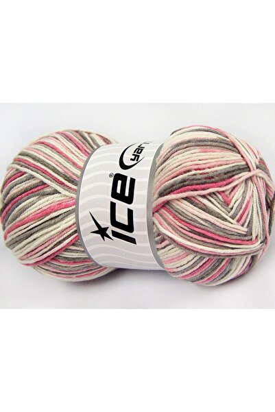Ice yarns مجموعة من 4 خيوط من خيوط الجليد LORENA COLOR (50% قطن) بوزن 100 جرا...