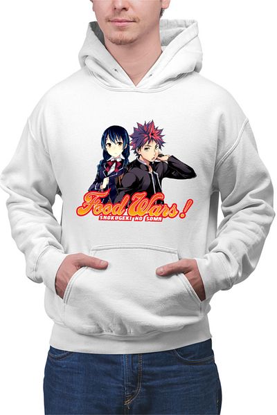 OEM Men's hoodie Food Wars Souma Megumi School Competition