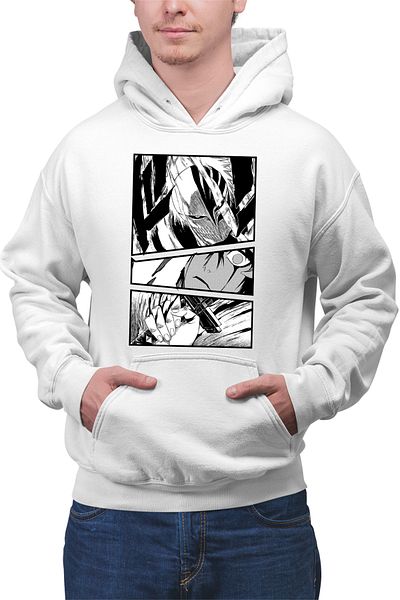 OEM Men's sweatshirt Bleach Ichigo Kurosaki Rukia Psycho