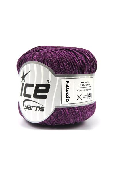 Ice yarns 6×50 جرام. شريط أكريليك بلون اللافندر من FETTUCCIA، خيوط صيفية، صوف...