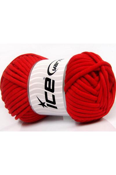 Ice yarns 1×250 جرام. خيوط قطنية صيفية حمراء من نوع TUBE COTTON JUMBO، قطن، س...