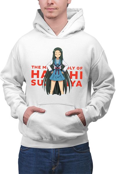 OEM Men's Hoodie Haruhi Suzumiya Tsuruya Light Novel Slice of Life Duplo